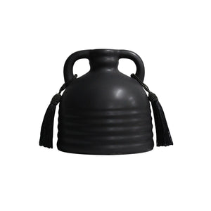 Adonis Black Ceramic Vase TOV-C68611 TOV Furniture