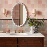 Agnes Cream Oval Mirror TOV-C68812 TOV Furniture