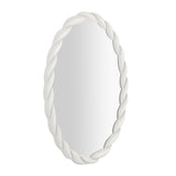 Agnes Cream Oval Mirror TOV-C68812 TOV Furniture