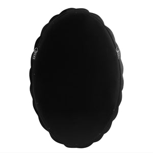 TOV Furniture Agnes Elegant Oval Wall Mirror with Matte Rope Frame - Stylish Home Décor for Any Room Cream TOV-C68812