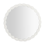 Agnes Cream Round Mirror TOV-C68813 TOV Furniture