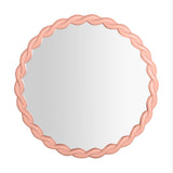 Agnes Mauve Round Mirror TOV-C68815 TOV Furniture