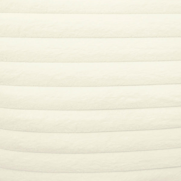 TOV Furniture Furry 21" Vegan Fur Square Throw Pillow Cover - Luxurious Softness for Modern Home Décor Accent Cream / Pillow Cover Only TOV-C68933-COVER