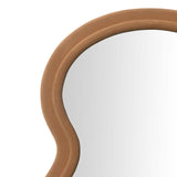 Rhodes Cinnamon Velvet 70" Floor Mirror TOV-C68955 TOV Furniture