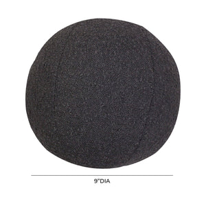Boba Black Boucle 9" Pillow TOV-C68973 TOV Furniture