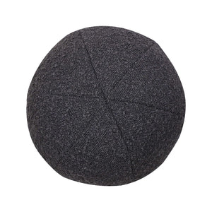 TOV Furniture Boba Boucle Ball Throw Pillow - Cozy Modern Accent for Living Room, Bedroom, or Playful Decor Black / Large TOV-C68974