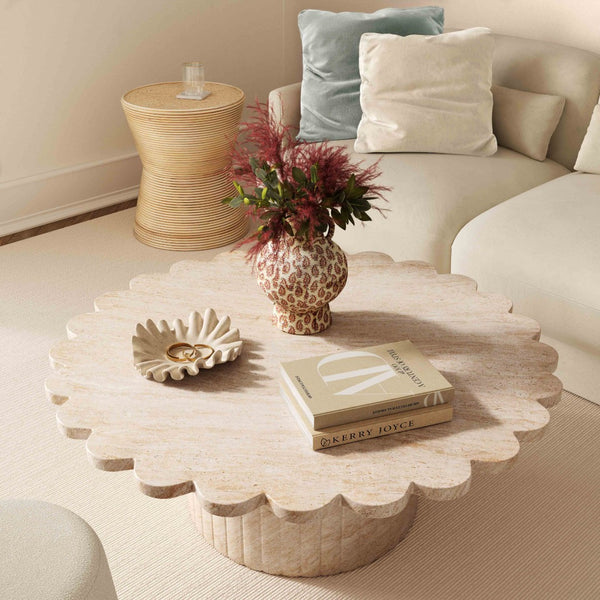 TOV Furniture Tipsy Upcycled Chenille Square Floppy Throw Pillow - Cozy Handmade Accent for Stylish Living Spaces Cream / 24" x 24" TOV-C69148