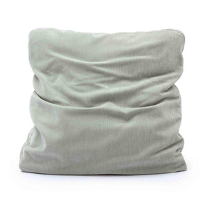 TOV Furniture Tipsy Upcycled Chenille Square Floppy Throw Pillow - Cozy Handmade Accent for Stylish Living Spaces Mint Green / 20" x 20" TOV-C69142