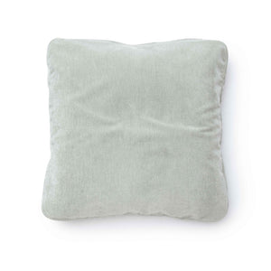 TOV Furniture Tipsy Upcycled Chenille Square Floppy Throw Pillow - Cozy Handmade Accent for Stylish Living Spaces Mint Green / 20" x 20" TOV-C69142