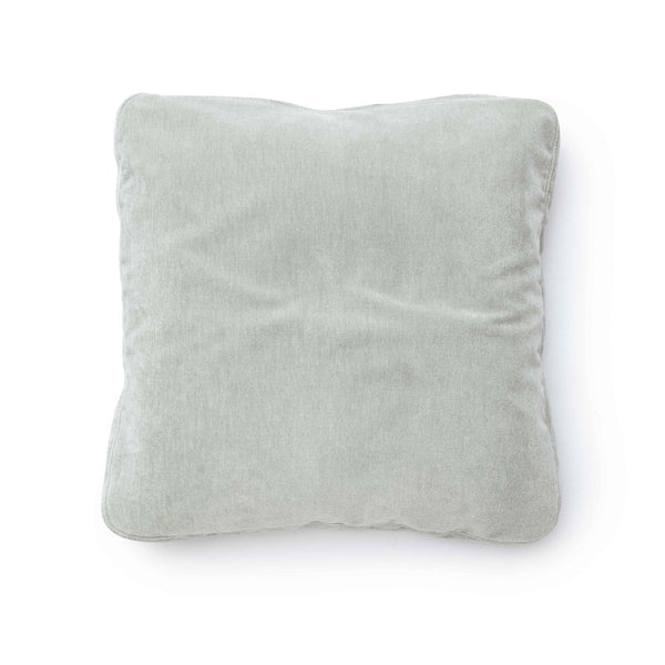 TOV Furniture Tipsy Upcycled Chenille Square Floppy Throw Pillow - Cozy Handmade Accent for Stylish Living Spaces Mint Green / 24" x 24" TOV-C69146