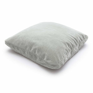 TOV Furniture Tipsy Upcycled Chenille Square Floppy Throw Pillow - Cozy Handmade Accent for Stylish Living Spaces Mint Green / 24" x 24" TOV-C69146