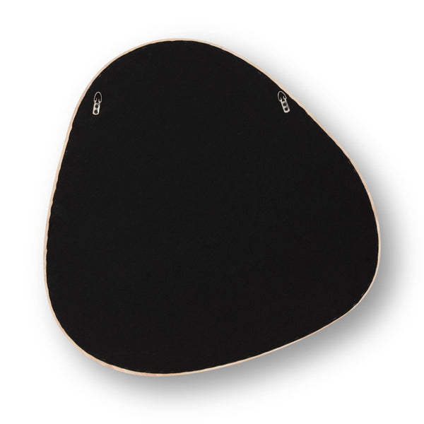 TOV Furniture Klaryss 31" Triangular Wall Mirror - Sculptural Natural Wood Design for Modern & Eclectic Spaces TOV-C69190