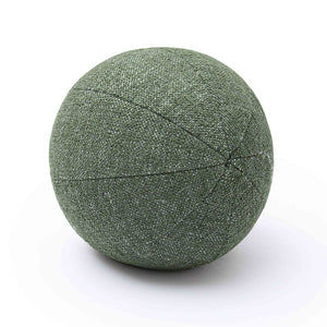 TOV Furniture Boba Textured Sphere Throw Pillow - Luxurious Chenille Accent for Stylish Decor & Comfort Forest Green / Large TOV-C69262