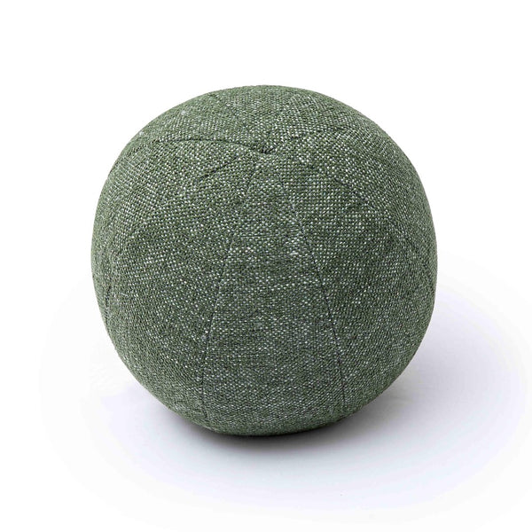 TOV Furniture Boba Textured Sphere Throw Pillow - Luxurious Chenille Accent for Stylish Decor & Comfort Forest Green / Small TOV-C69263