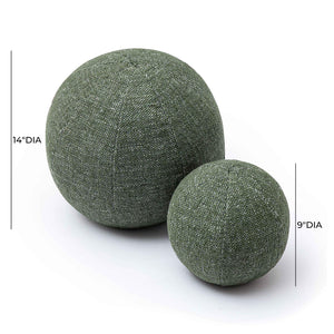 Tov Furniture Boba Textured Basketweave Pillow – Plush Comfort And Unique Style For Any Modern Living Space Forest Green Chenille Tov-c69263