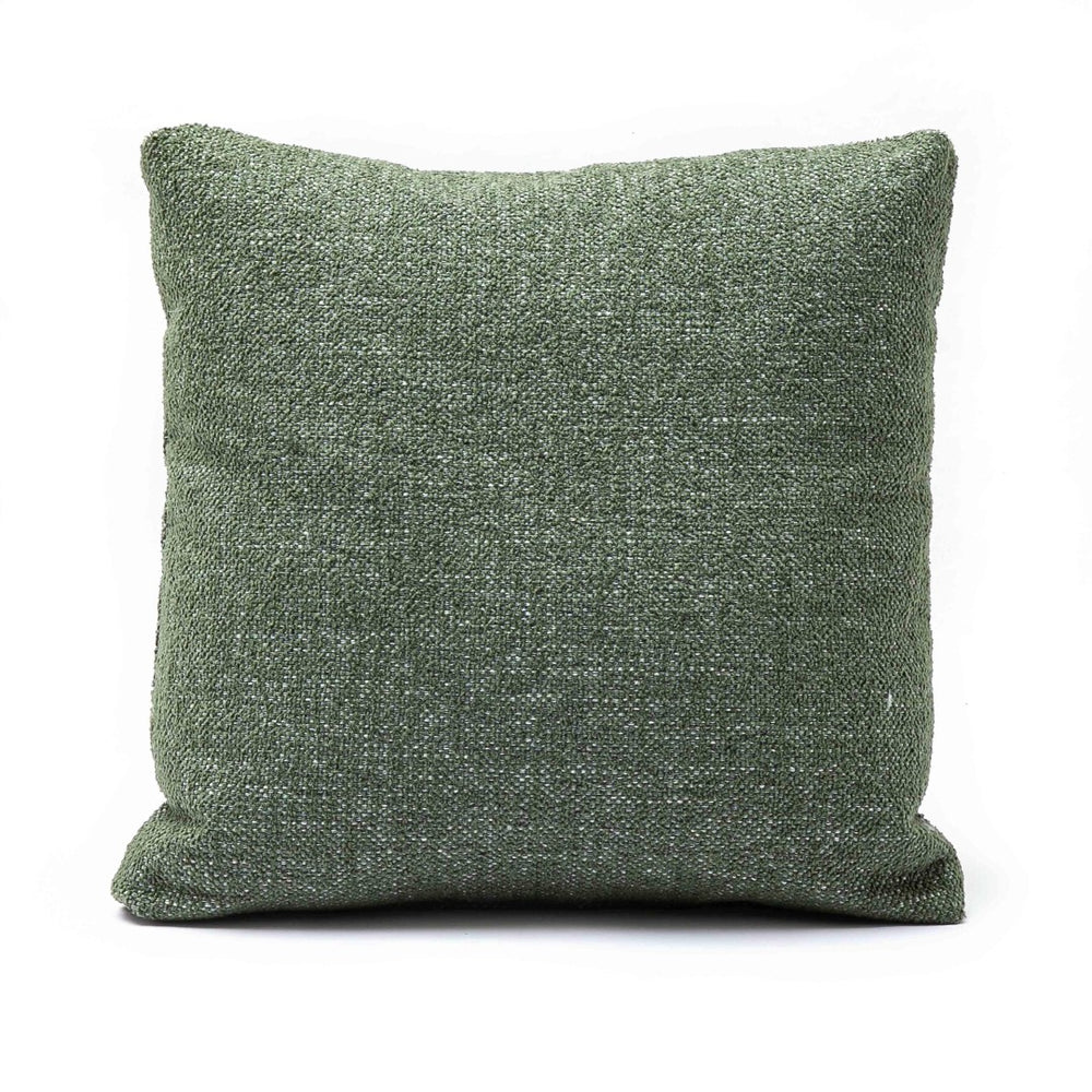 TOV Furniture Malolo Green Basketweave Chenille Throw Pillow Cover – Cozy, Handmade Accent for Any Space 20" / Pillow Cover Only TOV-C69264-COVER