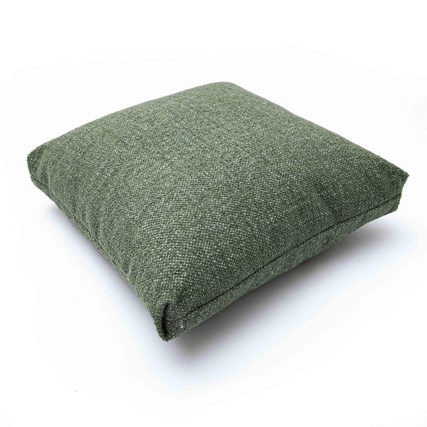 TOV Furniture Malolo Green Basketweave Chenille Throw Pillow Cover – Cozy, Handmade Accent for Any Space 20" / Pillow Cover Only TOV-C69264-COVER
