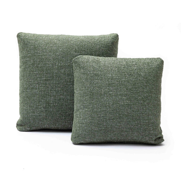 TOV Furniture Malolo Green Basketweave Chenille Throw Pillow Cover – Cozy, Handmade Accent for Any Space 20" / Pillow Cover Only TOV-C69264-COVER