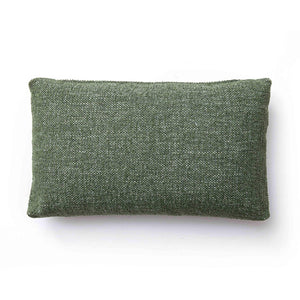 TOV Furniture Malolo Green Basketweave Rectangular Throw Pillow Cover – Soft Chenille for Cozy Living Spaces With Insert TOV-C69266