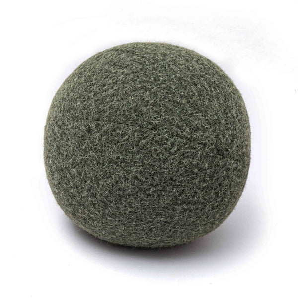 TOV Furniture Boba Long Mohair Ball Pillow - Plush Decorative Accent for Cozy Living Spaces and Modern Decor Green / Large TOV-C69269