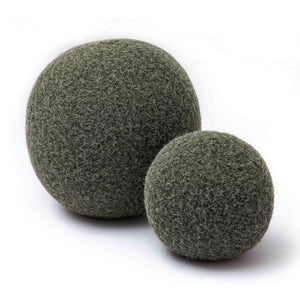 TOV Furniture Boba Long Mohair Ball Pillow - Plush Decorative Accent for Cozy Living Spaces and Modern Decor Green / Large TOV-C69269