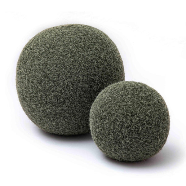 TOV Furniture Boba Long Mohair Ball Pillow - Plush Decorative Accent for Cozy Living Spaces and Modern Decor Green / Large TOV-C69269