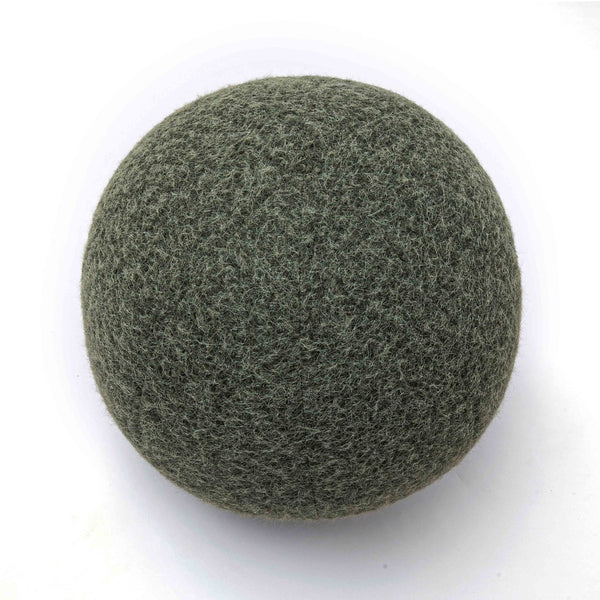 TOV Furniture Boba Long Mohair Ball Pillow - Plush Decorative Accent for Cozy Living Spaces and Modern Decor Green / Small TOV-C69270
