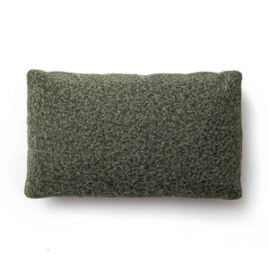 TOV Furniture Malolo 20"X12" Long Mohair Rectangular Vegan-Down Throw Pillow Cover for Cozy Living Spaces Green / With Insert TOV-C69271
