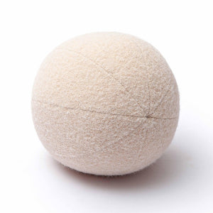 TOV Furniture Boba Long Mohair Ball Pillow - Plush Decorative Accent for Cozy Living Spaces and Modern Decor Rose/Tan / Small TOV-C69273