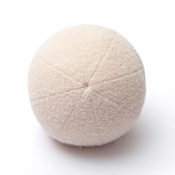 TOV Furniture Boba Long Mohair Ball Pillow - Plush Decorative Accent for Cozy Living Spaces and Modern Decor Rose/Tan / Small TOV-C69273