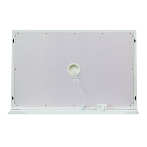 Tov Furniture Lola Jumbo Vanity Mirror: Experience Hollywood Glamour With Smart Touch Controls For Effortless Beauty Mirror Aluminum,Glass,Mdf Tov-c69309