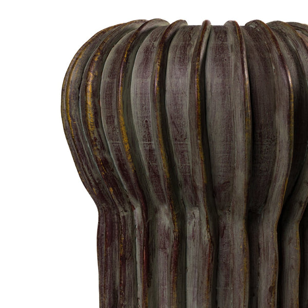 TOV Furniture Visha Sculptural Grey-Green Terracotta Vase – Handcrafted Artisan Decor for Stylish Interiors TOV-C80023