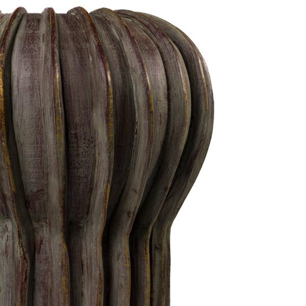 TOV Furniture Visha Sculptural Grey-Green Terracotta Vase – Handcrafted Artisan Decor for Stylish Interiors TOV-C80023