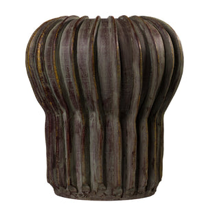 TOV Furniture Visha Sculptural Grey-Green Terracotta Vase – Handcrafted Artisan Decor for Stylish Interiors TOV-C80023