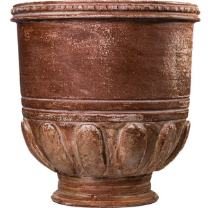 TOV Furniture Visha Grecian Terracotta Vase - Hand-Finished Artisanal Decor for Organic Home Styling & Accents TOV-C80024