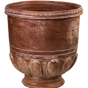 TOV Furniture Visha Grecian Terracotta Vase - Hand-Finished Artisanal Decor for Organic Home Styling & Accents TOV-C80024