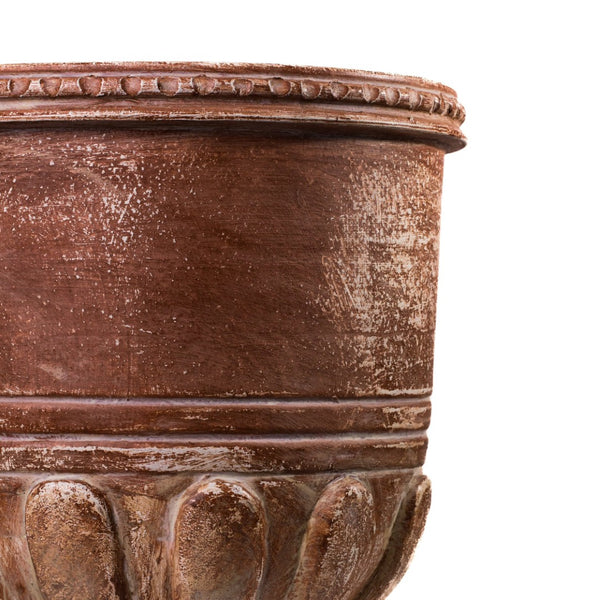 TOV Furniture Visha Grecian Terracotta Vase - Hand-Finished Artisanal Decor for Organic Home Styling & Accents TOV-C80024