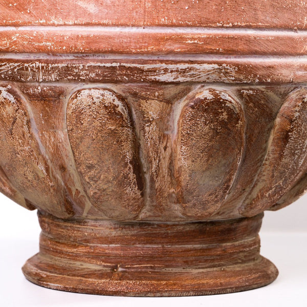 TOV Furniture Visha Grecian Terracotta Vase - Hand-Finished Artisanal Decor for Organic Home Styling & Accents TOV-C80024
