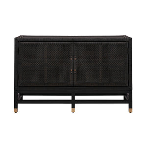 Amara Charcoal Woven Rattan Buffet TOV-D21015 TOV Furniture