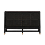 Amara Charcoal Woven Rattan Buffet TOV-D21015 TOV Furniture