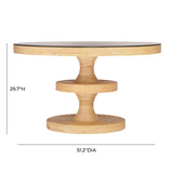 Apollonia Natural Rattan Round Dining Table TOV-D21021 TOV Furniture