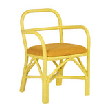 Ginny Yellow Rattan Dining Chair TOV-D21023 TOV Furniture