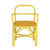 Ginny Yellow Rattan Dining Chair TOV-D21023 TOV Furniture