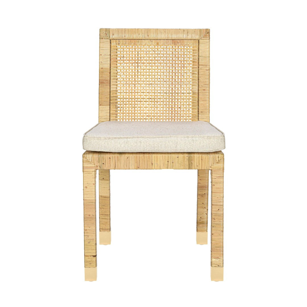 Amara Cream Linen Dining Chair