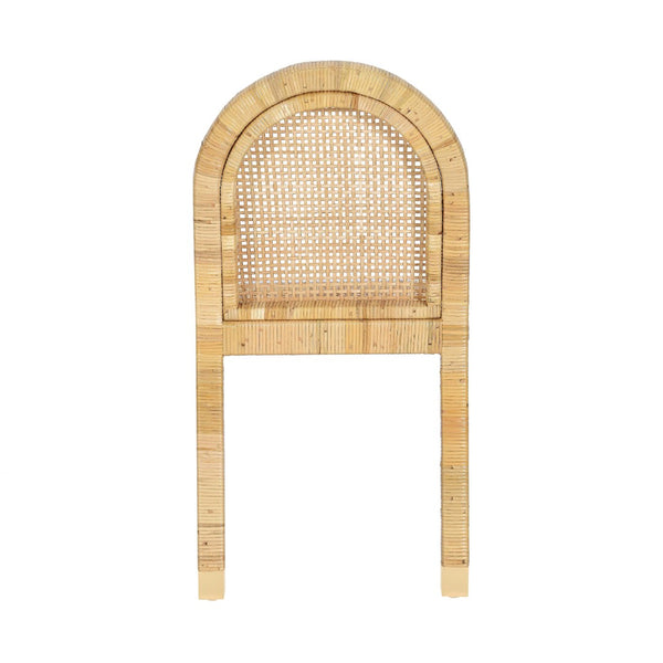TOV Furniture Amara Cream Linen Arched Dining Chair - Stylish Comfort with Natural Materials for Any Space TOV-D21030