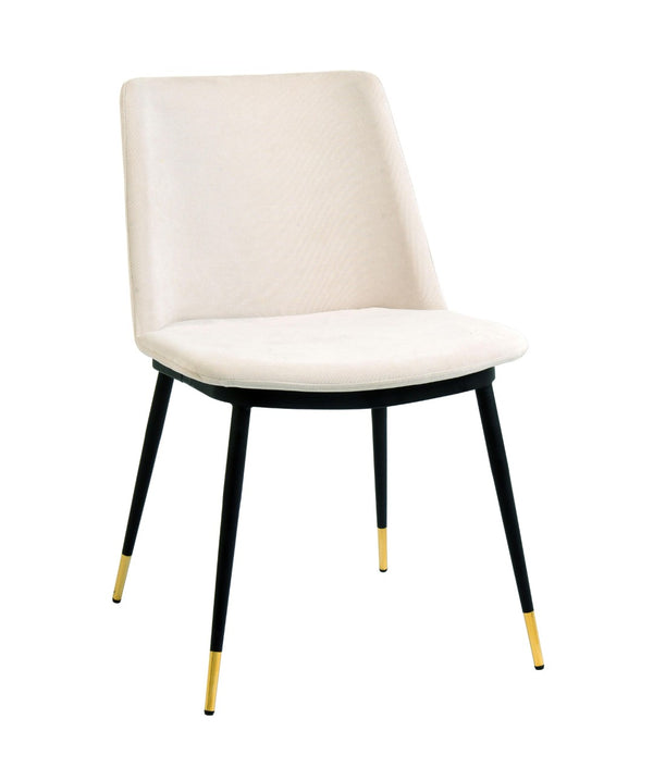 TOV Furniture Evora Velvet Dining Chairs Set of 2 - Luxurious Mid-Century Modern Design with Glamorous Touches TOV-D4327