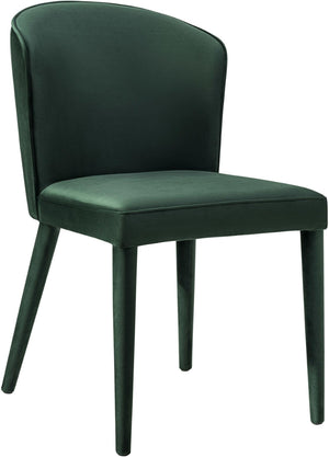 TOV Furniture Metropolitan Velvet Dining Chair - Luxurious Comfort and Modern Design for Your Elegant Dining Space Forest Green TOV-D54