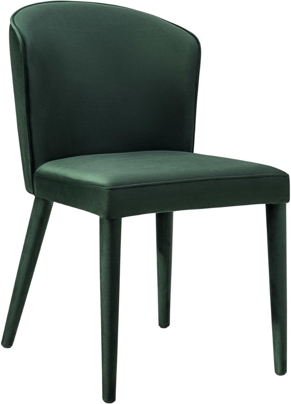 TOV Furniture Metropolitan Velvet Dining Chair - Luxurious Comfort and Modern Design for Your Elegant Dining Space Forest Green TOV-D54