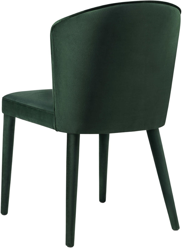 TOV Furniture Metropolitan Velvet Dining Chair - Luxurious Comfort and Modern Design for Your Elegant Dining Space Forest Green TOV-D54