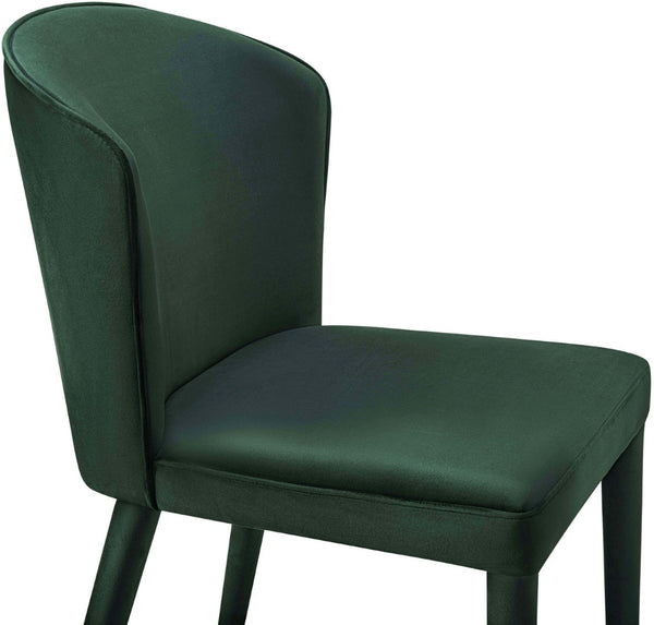 TOV Furniture Metropolitan Velvet Dining Chair - Luxurious Comfort and Modern Design for Your Elegant Dining Space Forest Green TOV-D54